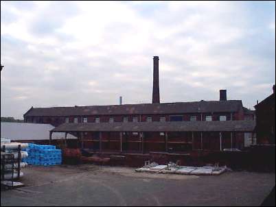 The tall chimney is probable from the hot house where the ware was dried before being fired.