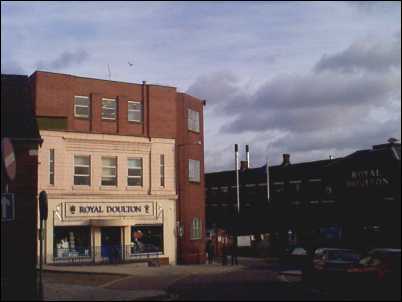 Royal Doulton factory shop.