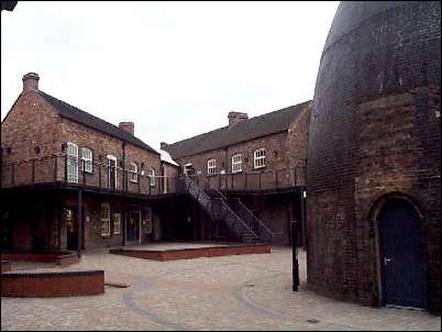 Part of the yard and out-buildings surrounding the kiln 