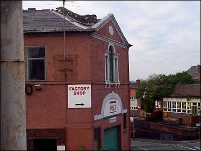 View from the steps of the Sunday School looking down Westport Road.