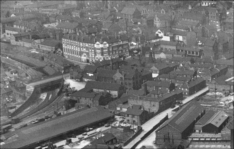 Hanley railway station on the Potteries Loop Line