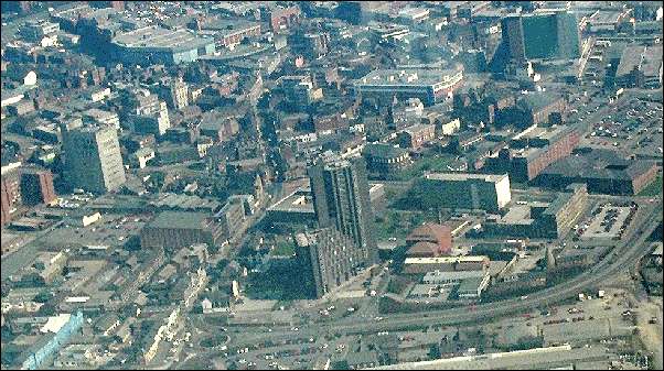 Unity House is in the centre bottom of the picture