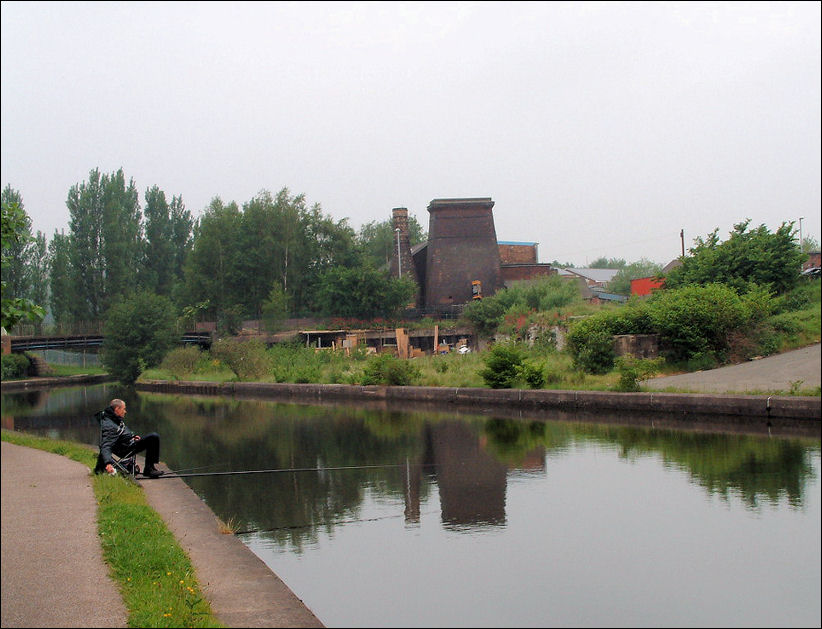 Oliver's Mill site - calcining bottle ovens on Newport Lane 