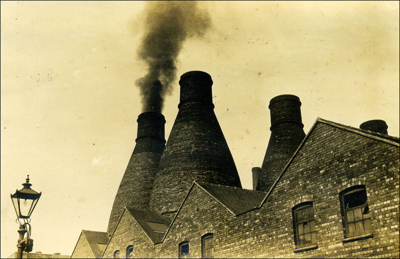 Bottle Kiln Ovens of Maddock's, Burslem  - early 1950's