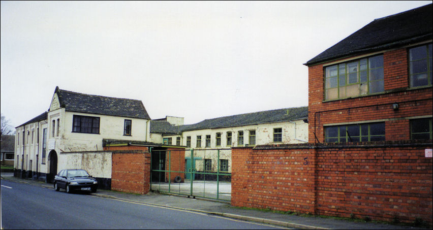 to the left are the original buildings - those to the right look like later build