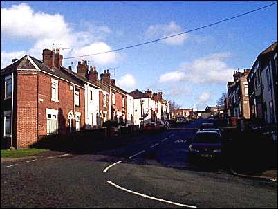 View looking up Hall Street from Church Square