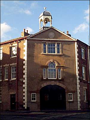 Detail -of the main entrance to the works