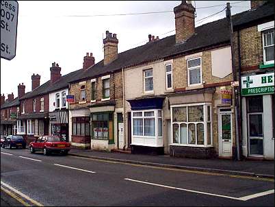 Typical terrace houses on Duke Street