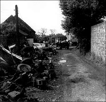 Main entrance to old farm yard - off High Street