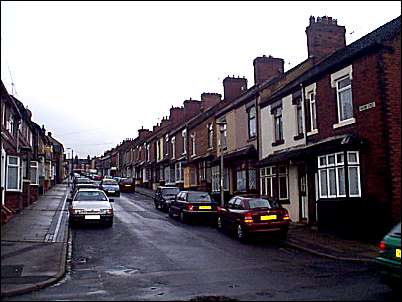 Balfour Street - looking upwards towards Waterloo Street.