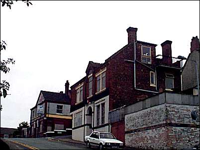 Looking up Bucknall Old Road