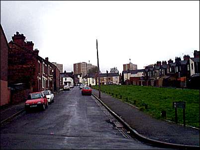 Dresden Street - looking upwards towards Waterloo Street.