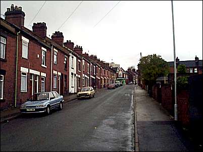 Wellington Road - looking upwards towards Waterloo Street.