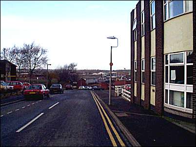 View of Yates Street from Broad Street, looking towards Sun Street