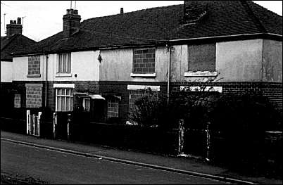 Houses empty and awaiting demolition