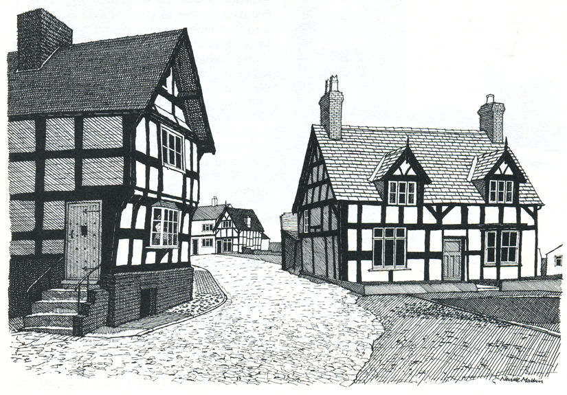 Half-Timbered Houses, Sandbach