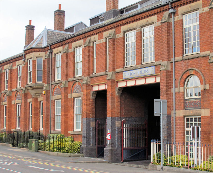 entrance to the Minton Hollins Tileworks