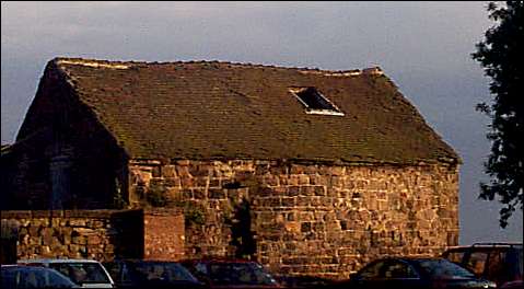 this outbuildings of Ash Farm backs onto the Ashbank Hotel grounds