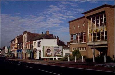 View down Broad Street