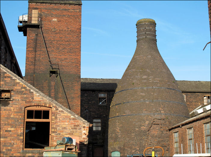 the drying mangle and the bottle oven 