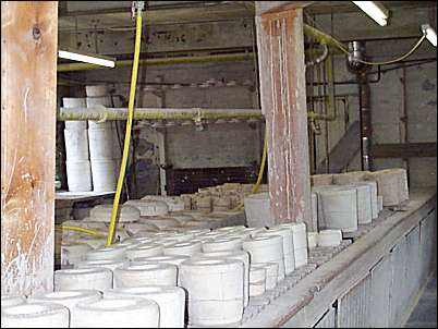 Plaster Moulds in the casting shop