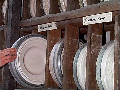 The moulds for "Willow Pattern" soup dishes