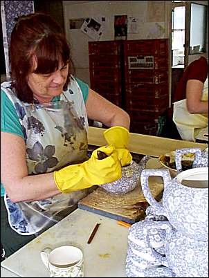 Applying transfer to teapots