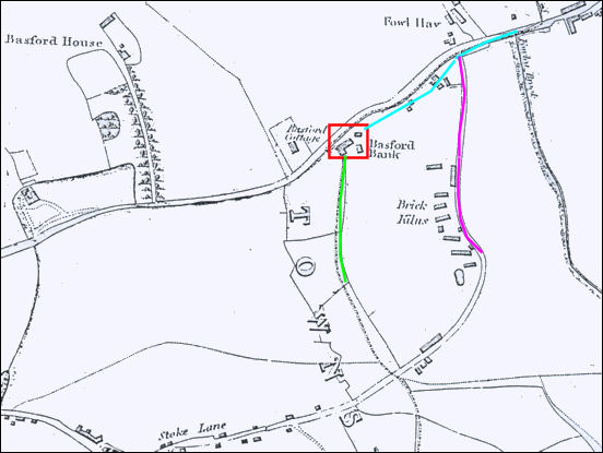 extract from Hargreaves map of 1832 