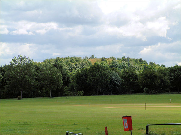 the reclaimed spoil heap of Glebe Colliery - from the parkland