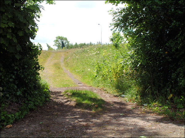 The track which led around the Lodge to Great Fenton House