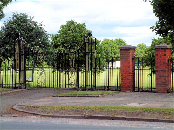 The gates to the recreation area