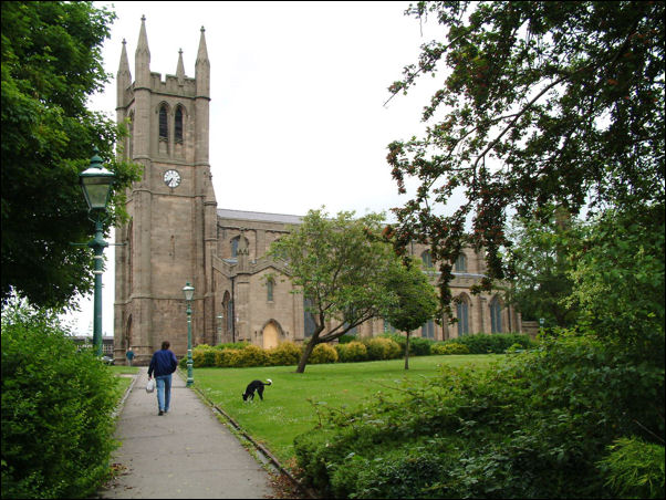 Church of St. James the Less - photo from Normacot Road