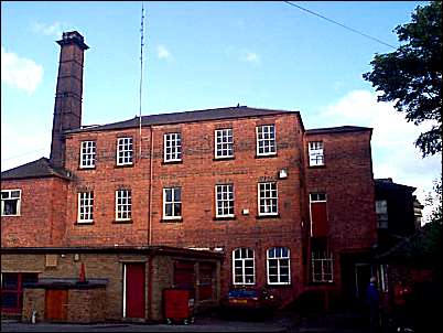 The side of the school (front of the house to the right)