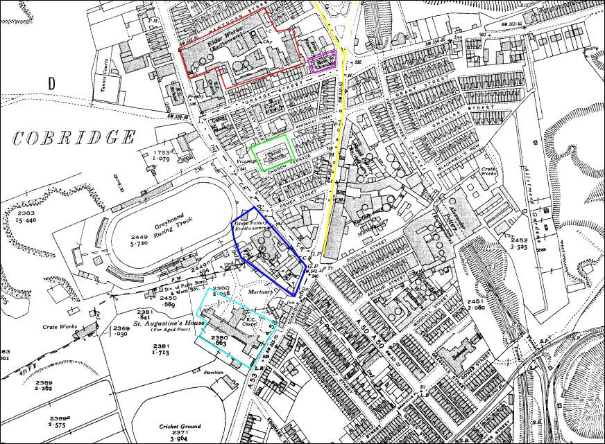 Cobridge - 1937 map 